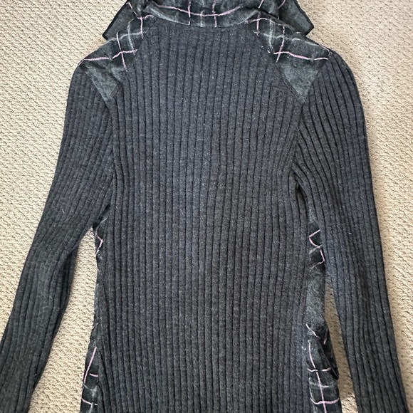 VEX Collection Jacket Wirh Rib Knit Sleeves and Back - Picture 10 of 12